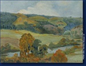 Vue De Mery by Auguste Donnay