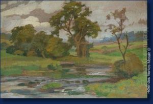 Paysage A Lariviere by Auguste Donnay