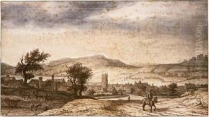 View Of Newport, On The Isle Of Wight, From The North