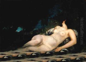Femme endormie, tude by Gustave Courbet