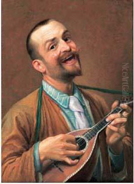 Le Chanteur A La Mandoline - view 1
