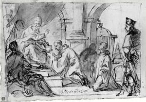 Deux Dessins : by Louis Dorigny
