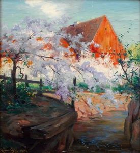 Frukttre I Blomst 1915 1915