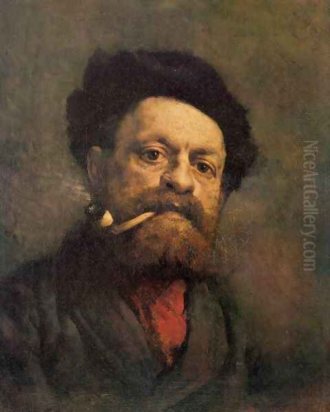 Man with Pipe - view 1