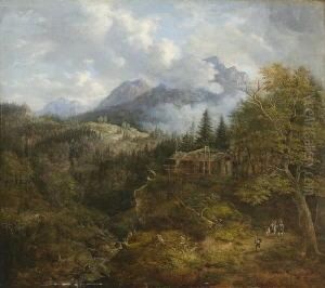 Gebirgslandschaft Mit
 Muhle