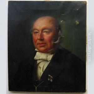 Portrait Of A Gentleman Decorated With Medals