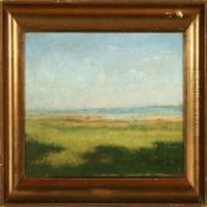 Spring Landscape With Aview To A Fiord by Anton Laurids Johannes Dorph