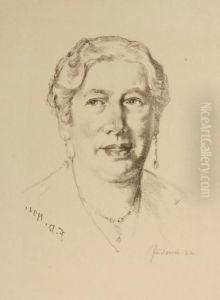 Portrait Eineralteren Dame by Ferdinand Dorsch