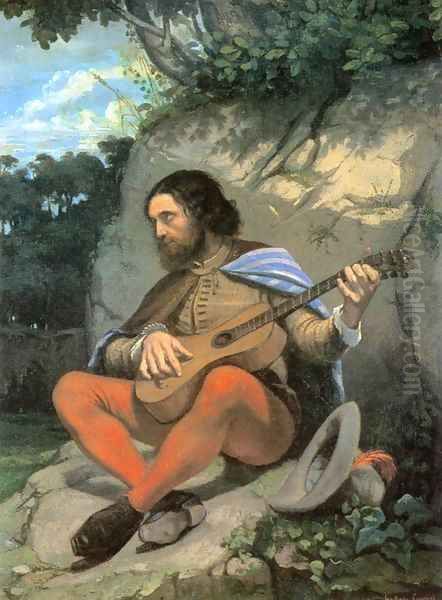 Young Man in a Landscape (The Guitarrero) - view 1