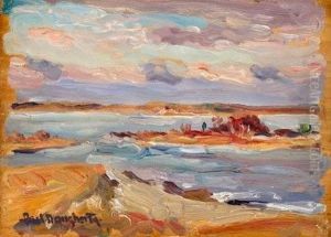 Sunset Over The Coast by Paul Dougherty