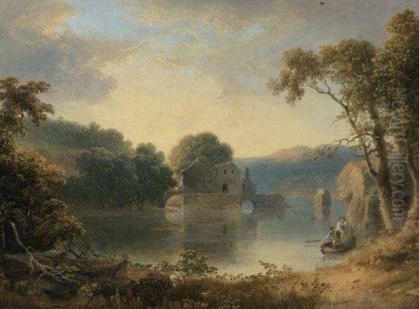 Ruins In A Landscape - view 1