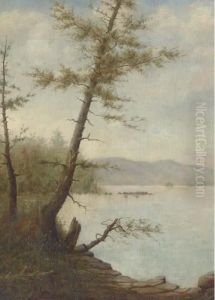 Along The Lake Shore by Thomas Doughty