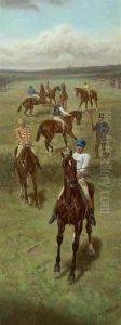 Vor Dem Pferderennen. by Edward Algernon Stuart Douglas