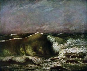 La vague by Gustave Courbet