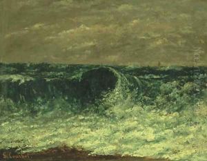 La Vague 2 by Gustave Courbet