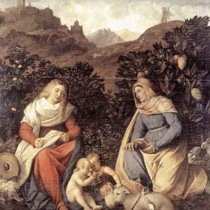 Sacred Conversation 1524-30 by Cariani