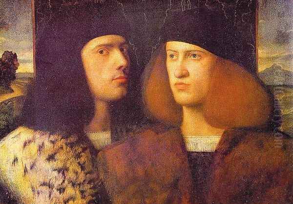 Portrait Of Two Young Men - view 1