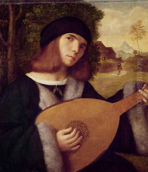 The Lute Player - view 1