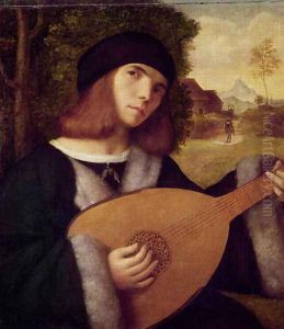 The Lute Player by Cariani