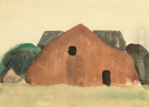 Brown Barn by Arthur Garfield Dove