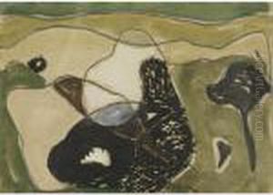 Cows In A Pasture by Arthur Garfield Dove