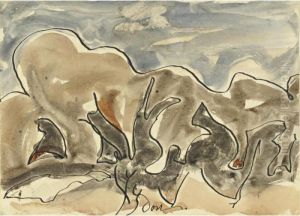Dancing Tree Forms by Arthur Garfield Dove