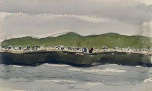 Sea Gulls On Pier