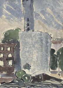 Flour Mill In Rain