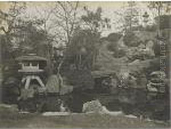 The Floating Temple, Lake Biwa, Japan - view 1