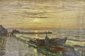 Sunset After Storm, Largs by John Patrick Downie