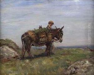 Boy With A Donkey by Patrick Downie