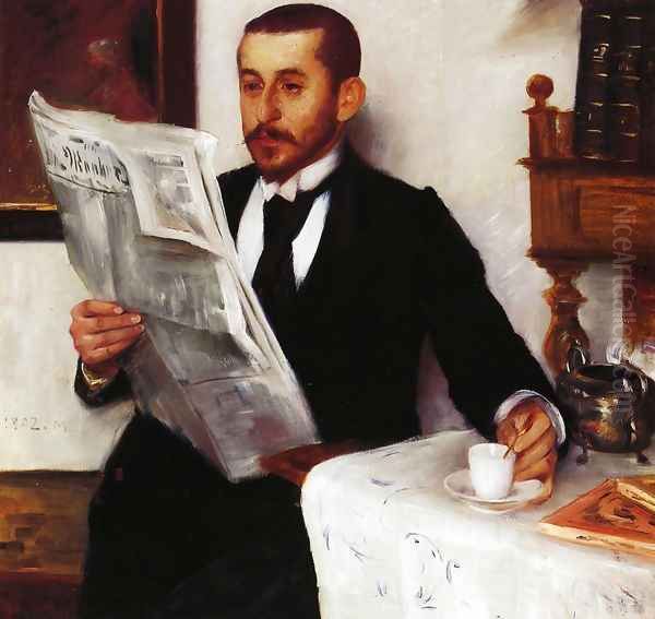 Portrait Of The Painter Benno Becker - view 1