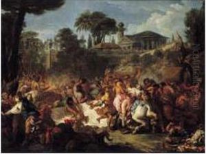 Le Combat Des Centaures Et Des Lapithes, Ou Les Noces De Pirithous Et D'hippodamie.
