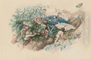 Parrots Repulsed by Richard Doyle