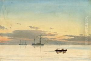 Seascape In The Sunset