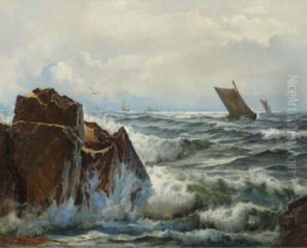 Ships Off The Coast - view 1