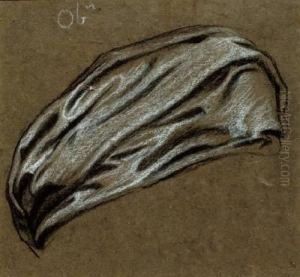 A Study Of Drapery For 'oberon' by Herbert James Draper