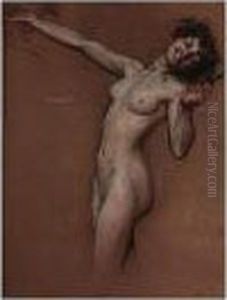 Drawing Of A Satyr, Bacchante