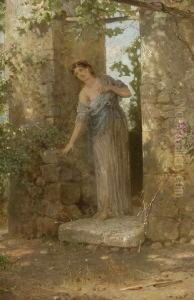 Madchen An Der Pergola