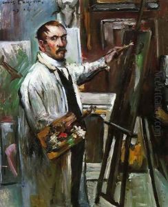 Self Portrait in the Studio