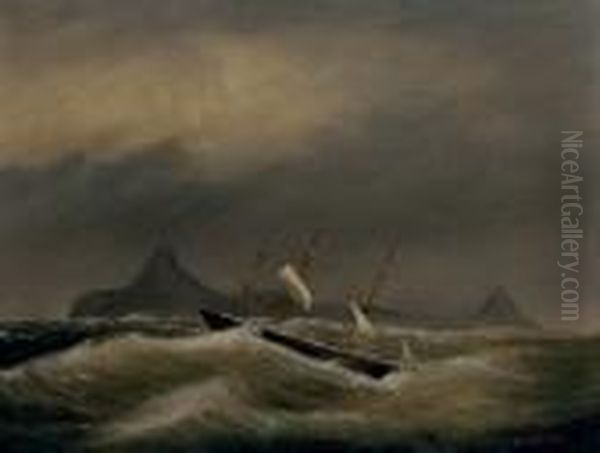 Ship Scudding Off Cape Horn - view 1