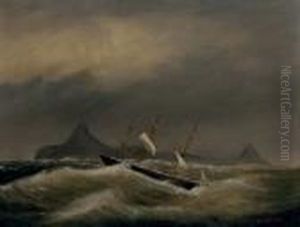 Ship Scudding Off Cape Horn by Clement Drew
