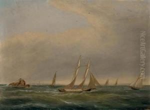 Yachts Off Halfway Rock, Marblehead