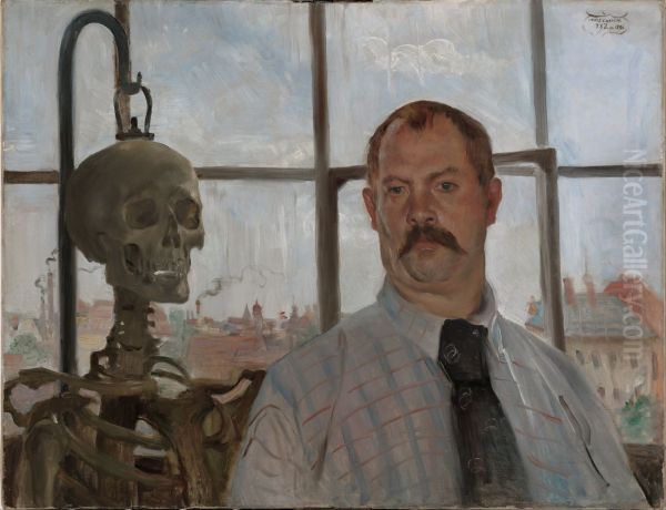Self Portrait with Skeleton - view 1