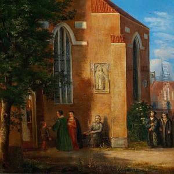 Churchgoers - view 1