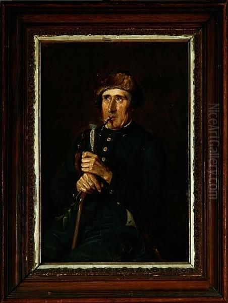 Ascribed: Pibe Smoking Soldier. Unsigned - view 1