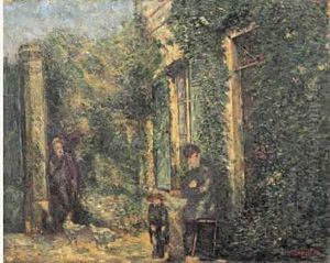 Un Dimanche En Banlieue by Dreyfus-Lemaitre Henri