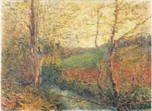Le Ru A Frepillon by Dreyfus-Lemaitre Henri