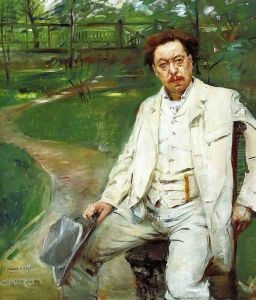 Portrait Of The Pianist Conrad Ansorge by Lovis (Franz Heinrich Louis) Corinth