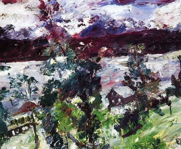 The Walchensee, New Snow - view 1